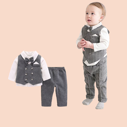 Gentleman Baby Split Outfit - Giggles & Coos