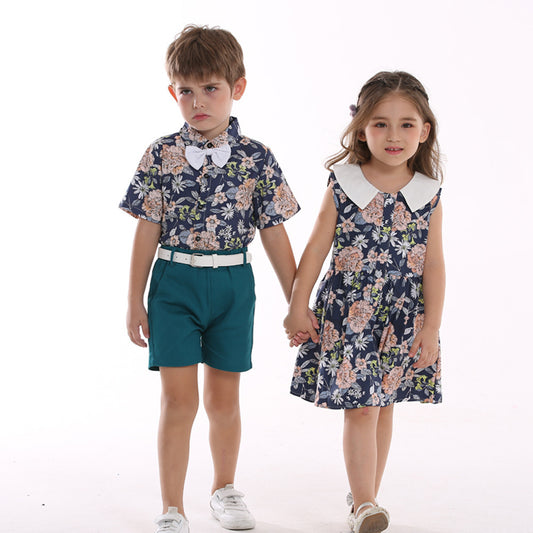 Casual Kids’ Set: Shirt & Shorts - Giggles & Coos